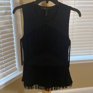 Bcbg fringe top NWOT